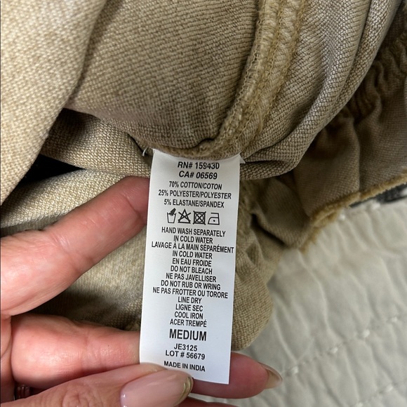 Tan Ruffle Shorts - Picture 7 of 7